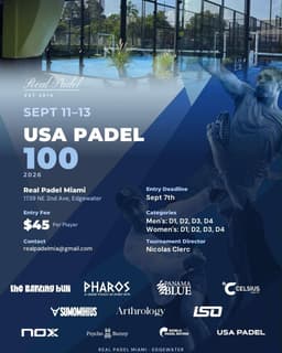 USA PADEL 100 REAL PADEL MIAMI